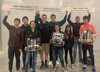 After a Season of Wins, Milton’s Robotics Team Takes on the World